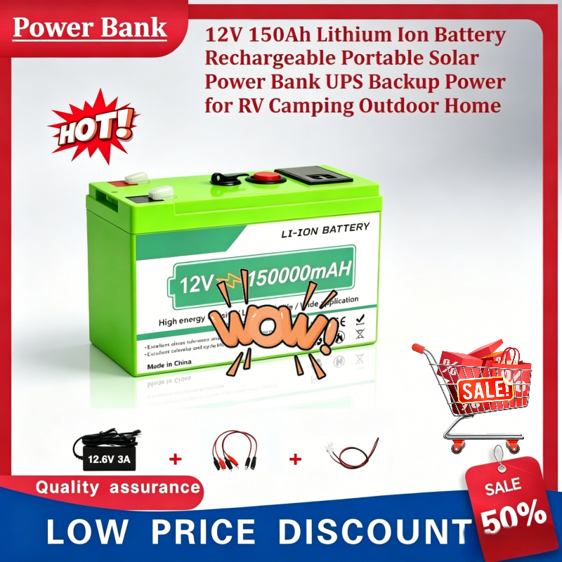 Ups Power Supply Outdoor - 12V 150Ah Lithium Ion Battery Pack,
