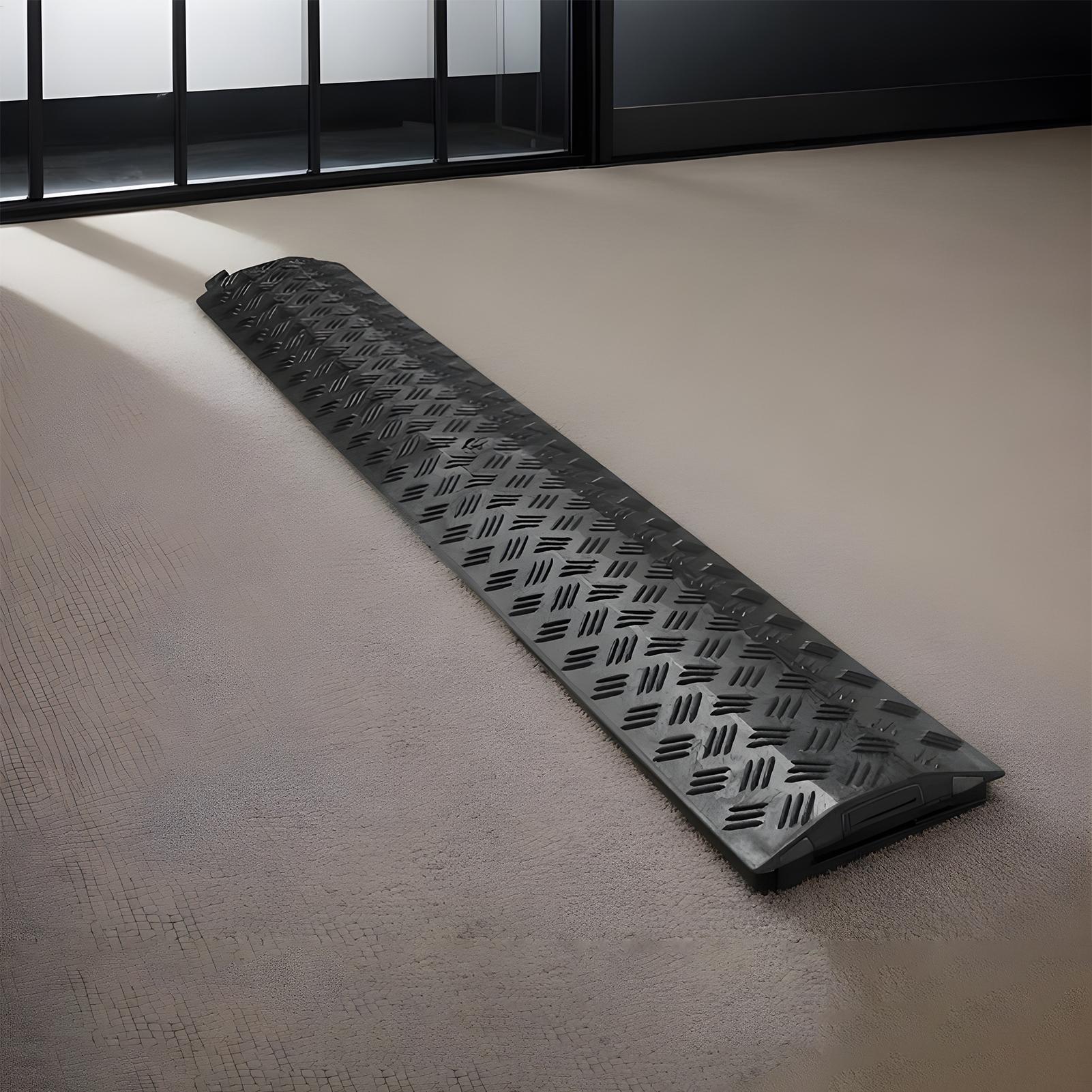 Outdoor Power Extension Cord - Cable Protector Ramp Extension Wire Floor