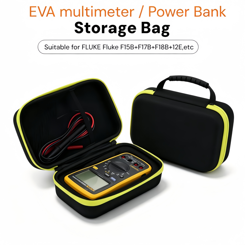 Outdoor Power Board Box - Power Bank Storage Bag EVA Multimeter