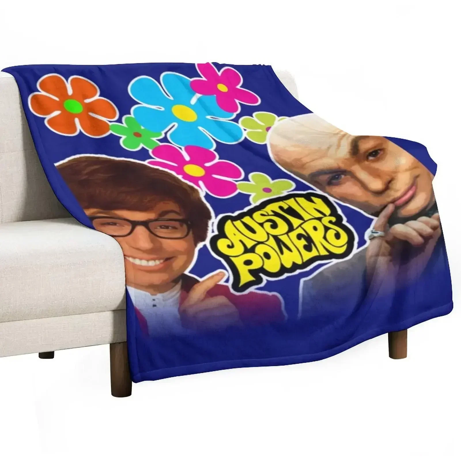 Outdoor Power Austin - Austin Powers Throw Blanket Foldable Soft