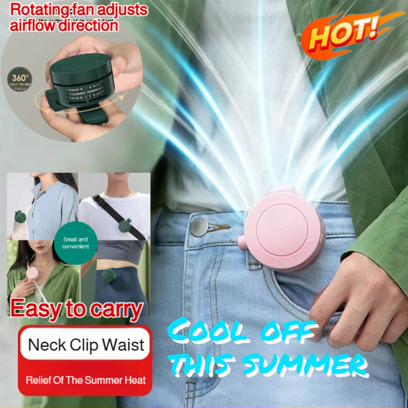 Outdoor Usb Power Bank - 2-in-1 USB Clip Fan Mini Portable