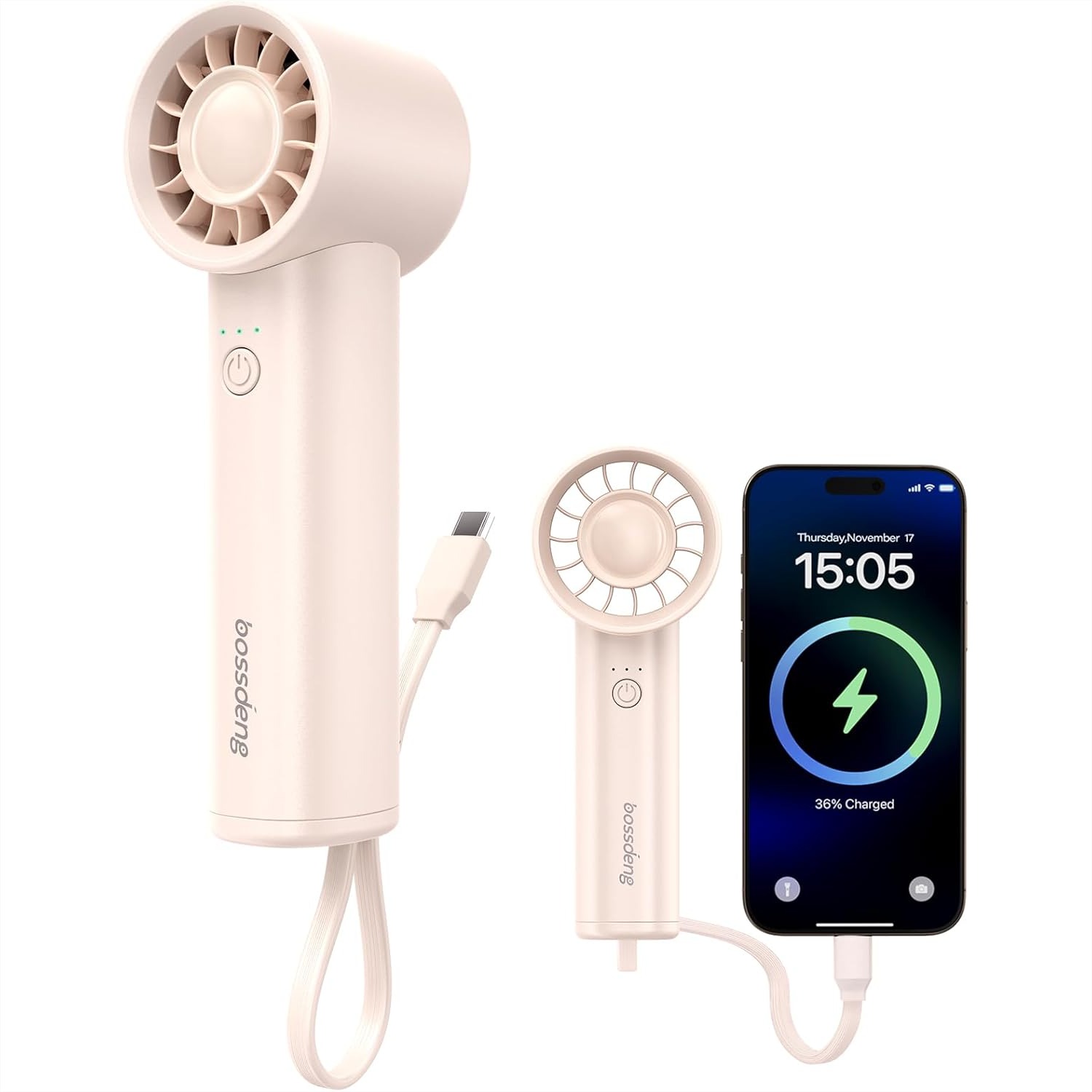 Outdoor Usb Power Bank - Portable Handheld Fan with Power Bank,