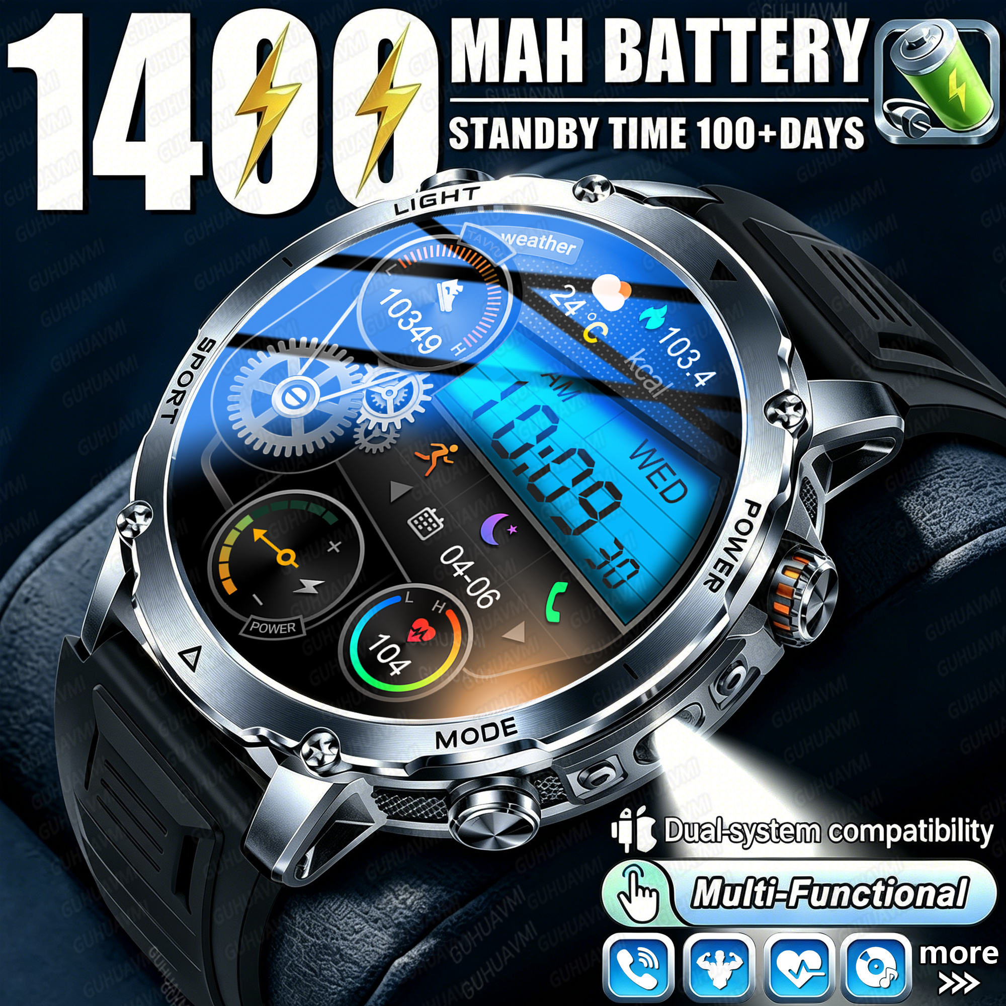 Outdoor Powersports - Newly Durable 1400mAh Large Battery Smart