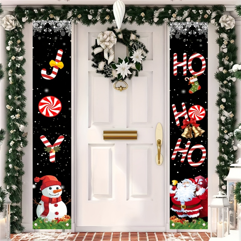 Outdoor Power House - 1pc2Dflat, 1 pair of Christmas, snowman,