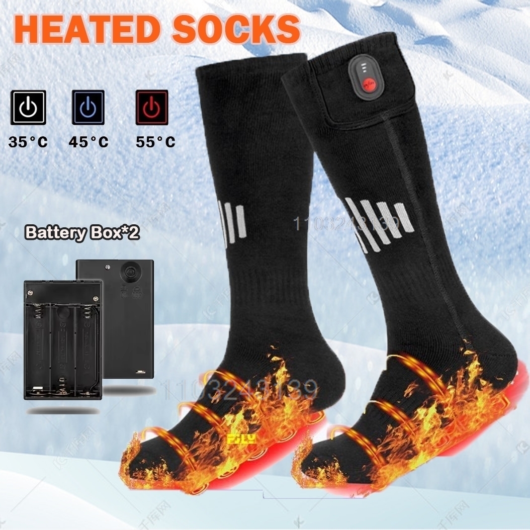 Winter Heated Socks With Batte - Outdoor Power Box のレビューと価格