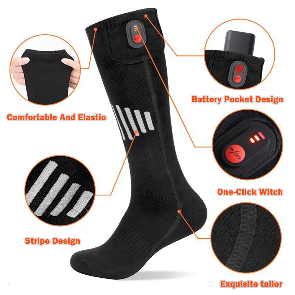 Winter Heated Socks With Batte - Outdoor Power Box のレビューと価格