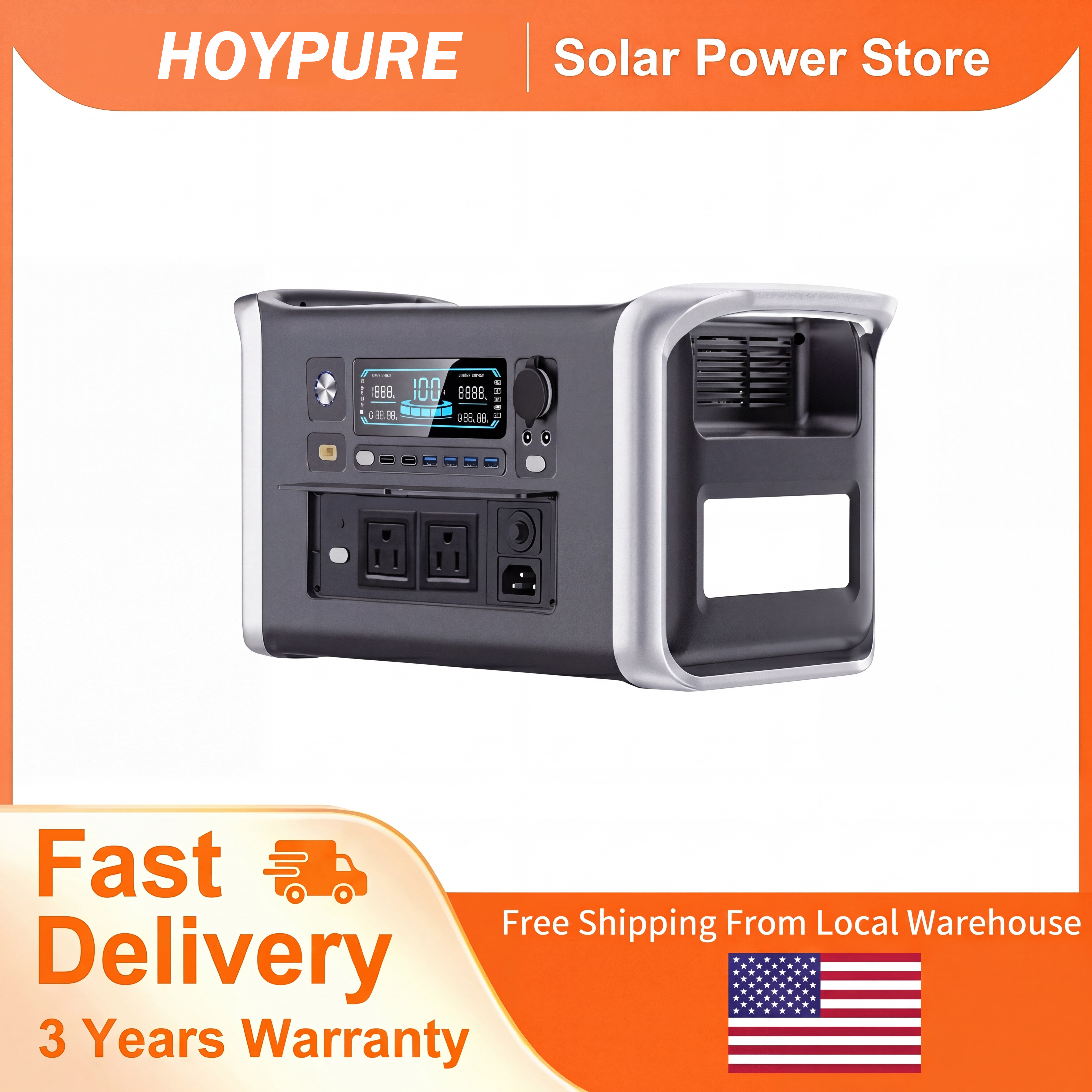 1024Wh Power Bank, LiFePO4 Sol - Ups Power Supply Outdoor のレビューと価格