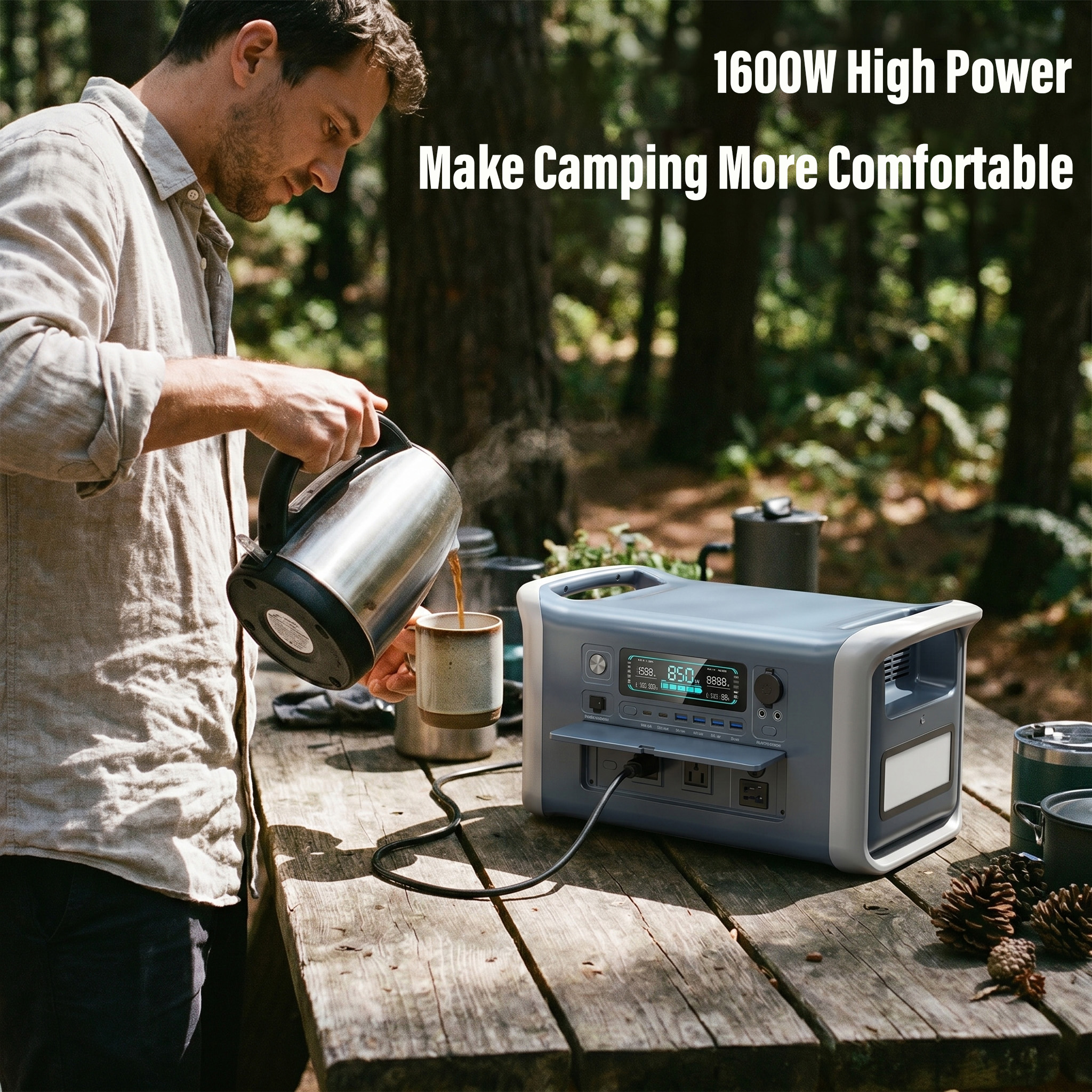 1024Wh Power Bank, LiFePO4 Sol - Ups Power Supply Outdoor のレビューと価格