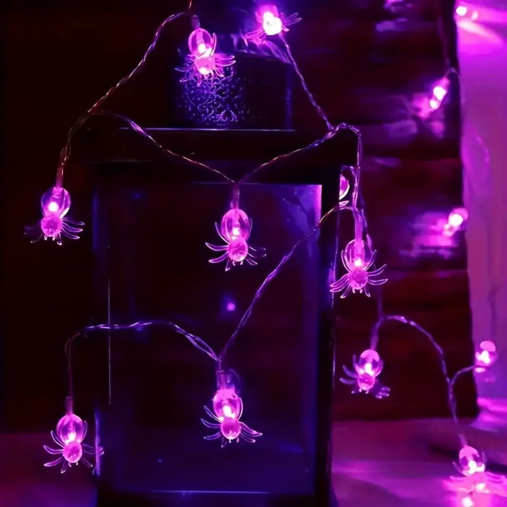 Halloween Purple Spider LED St - Outdoor Power House のレビューと価格