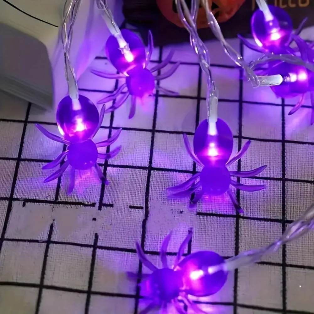 Halloween Purple Spider LED St - Outdoor Power House のレビューと価格