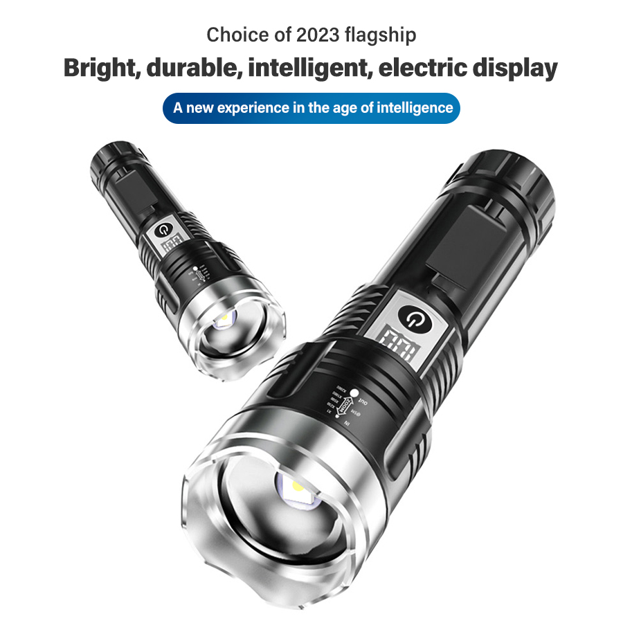 High Power 200000LM LED Flashl - Outdoor Power For Camping のレビューと価格
