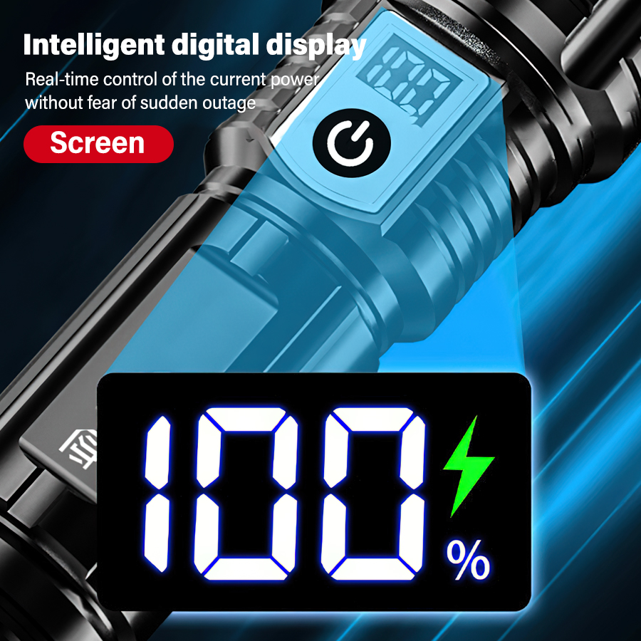 High Power 200000LM LED Flashl - Outdoor Power For Camping のレビューと価格