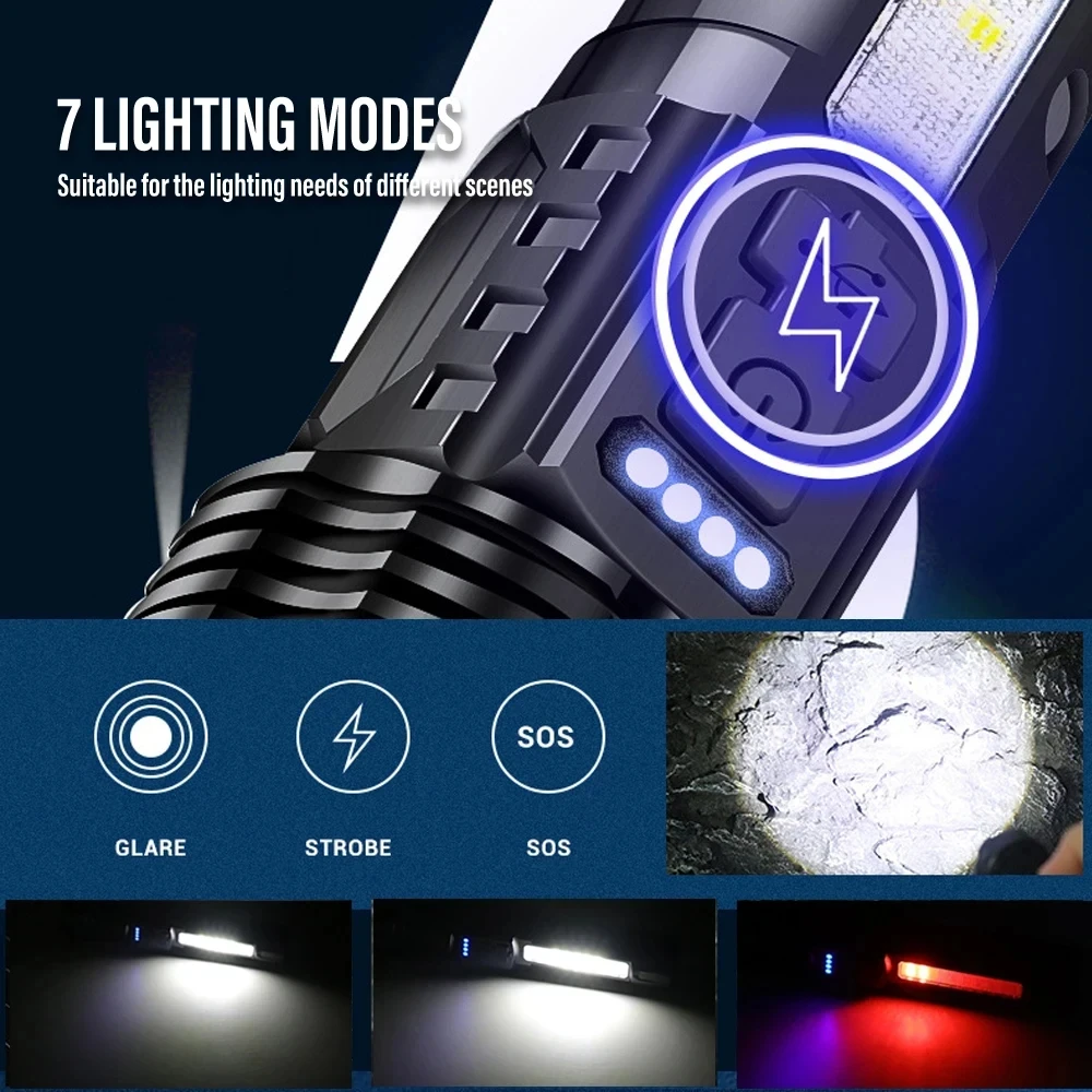 Powerful LED Flashlight Rechar - Outdoor Power For Camping のレビューと価格