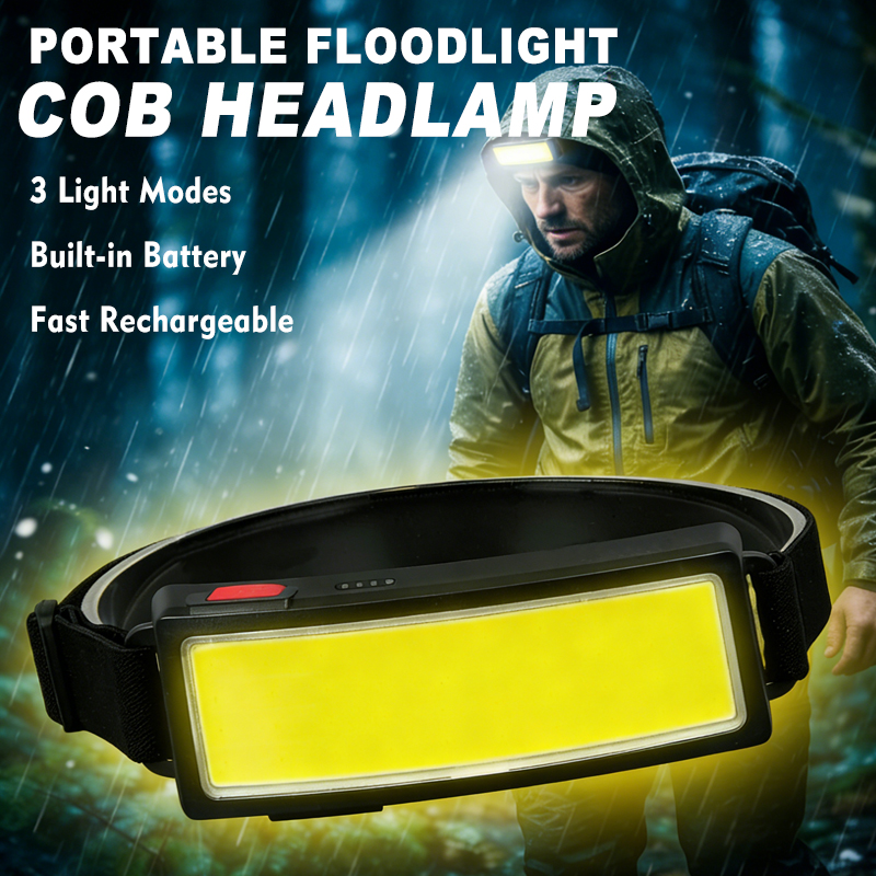 Powerful COB LED Headlamp 4 Li - Outdoor Usb Power Supply のレビューと価格