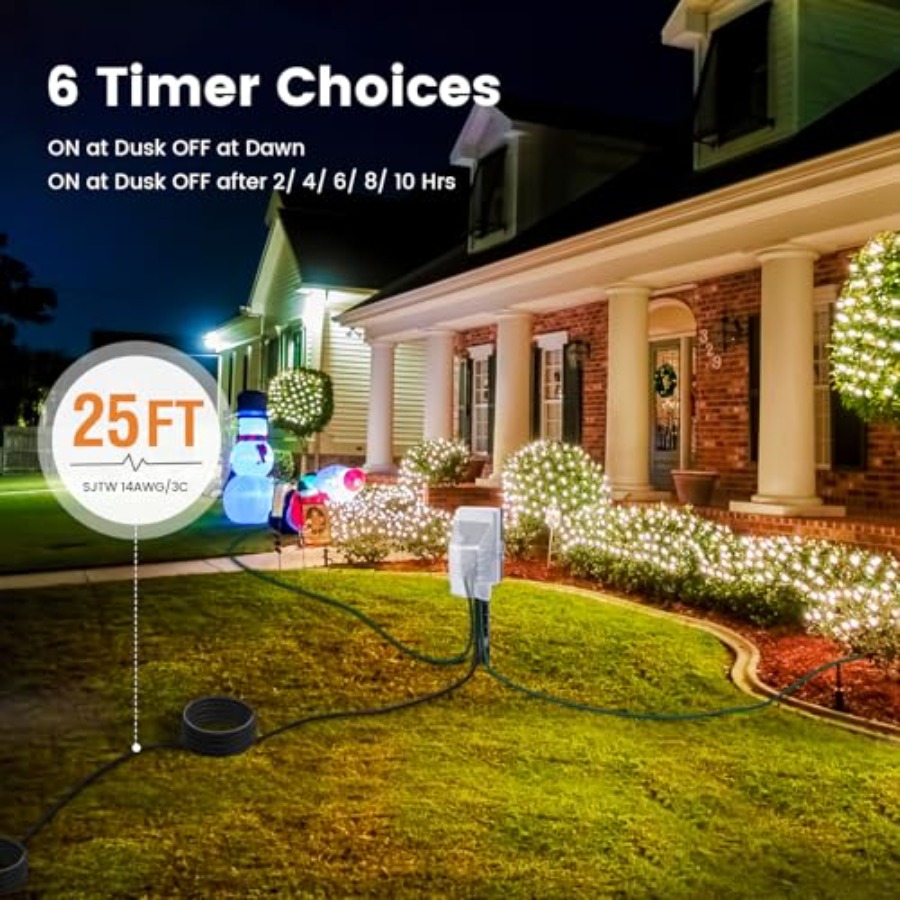 Outdoor Power Stake Dusk to Da - Outdoor Power Strip のレビューと価格