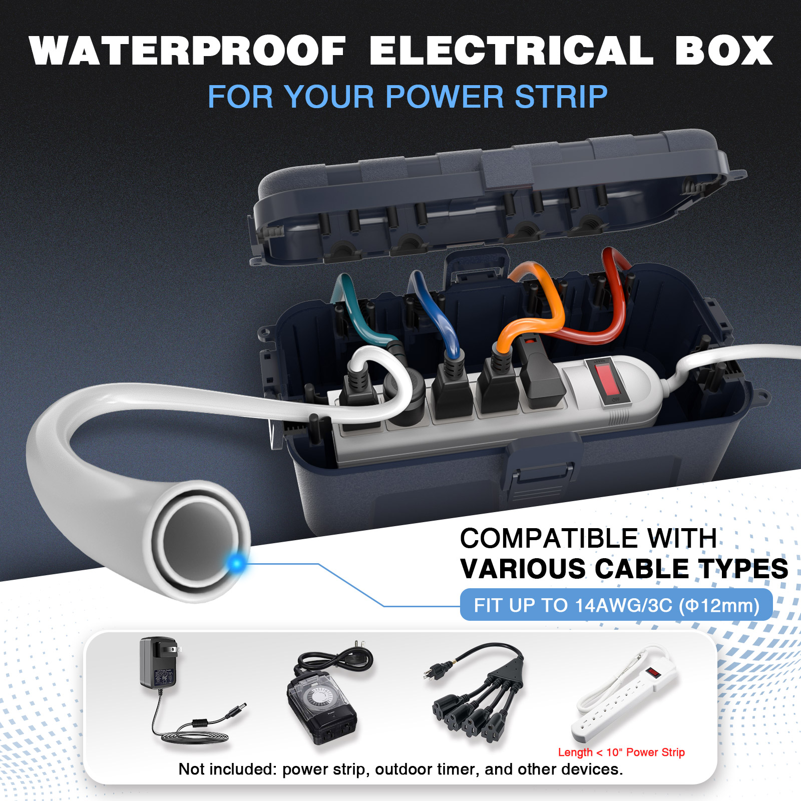 Outdoor Electrical Box Waterpr - Outdoor Power Strip のレビューと価格