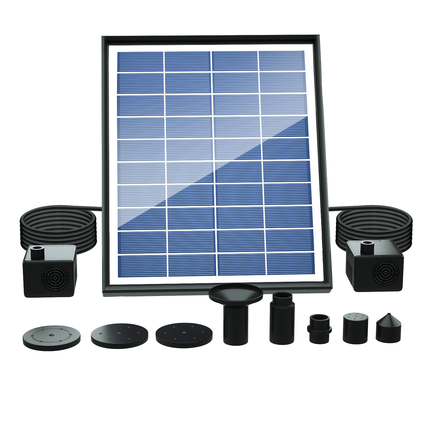 Solar Fountain, Solar Powered  - Water Pump Submersible のレビューと価格