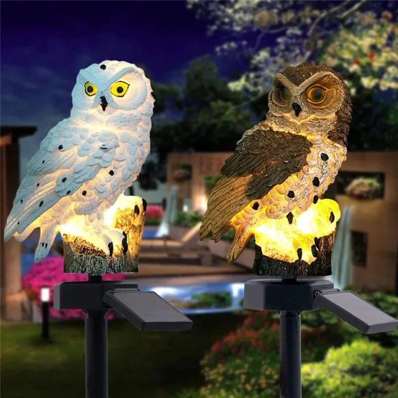 Solar Lamp Owl Animal Solar Ga - Outdoor Power House のレビューと価格