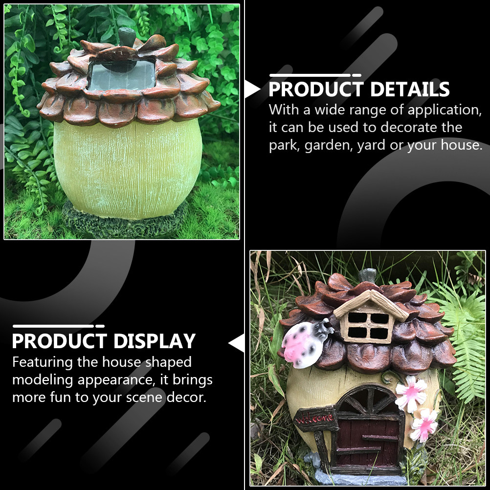 1Pcs Garden House Decor Creati - Outdoor Power House のレビューと価格