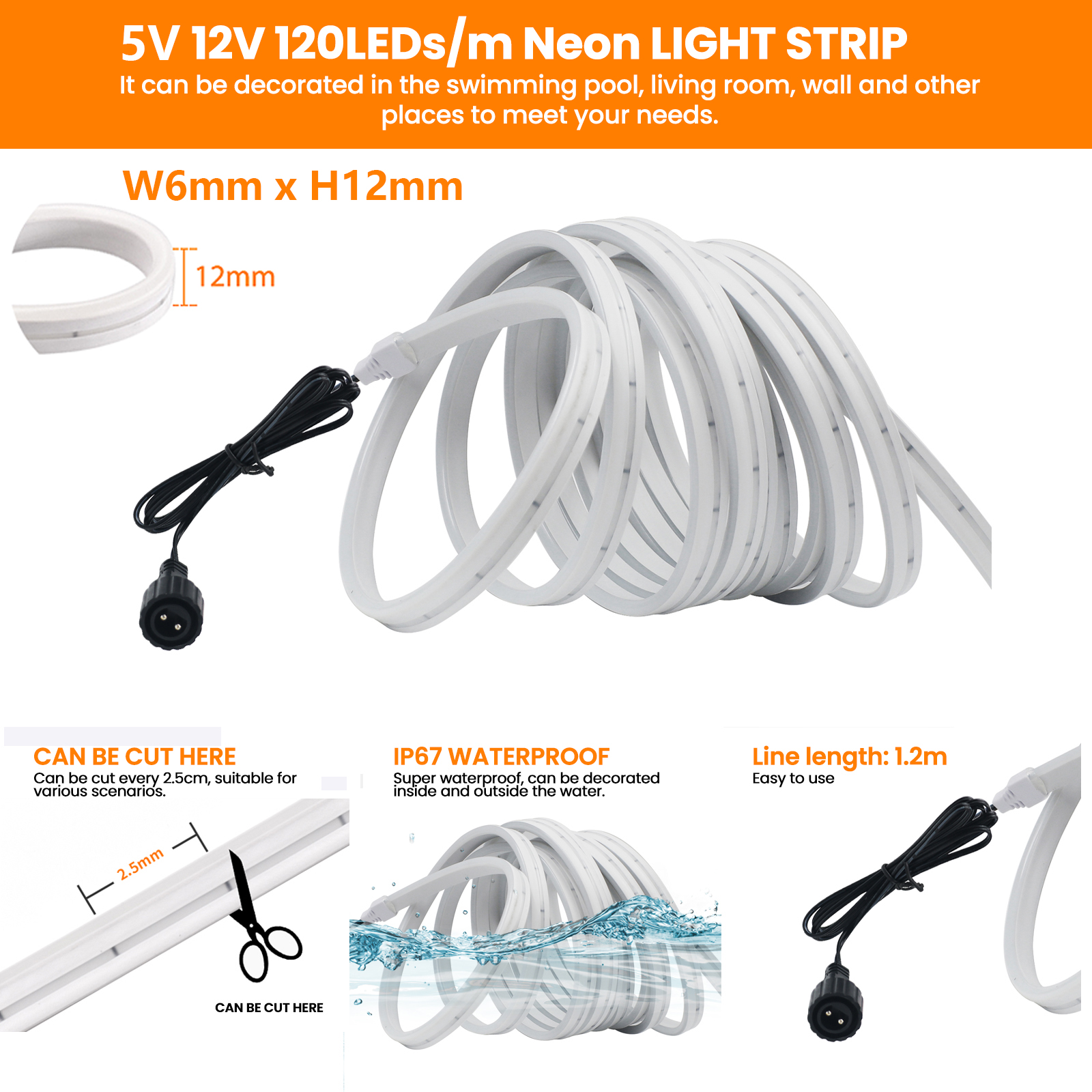 Solar LED Strip Outdoor Waterp - Outdoor Power Strip のレビューと価格