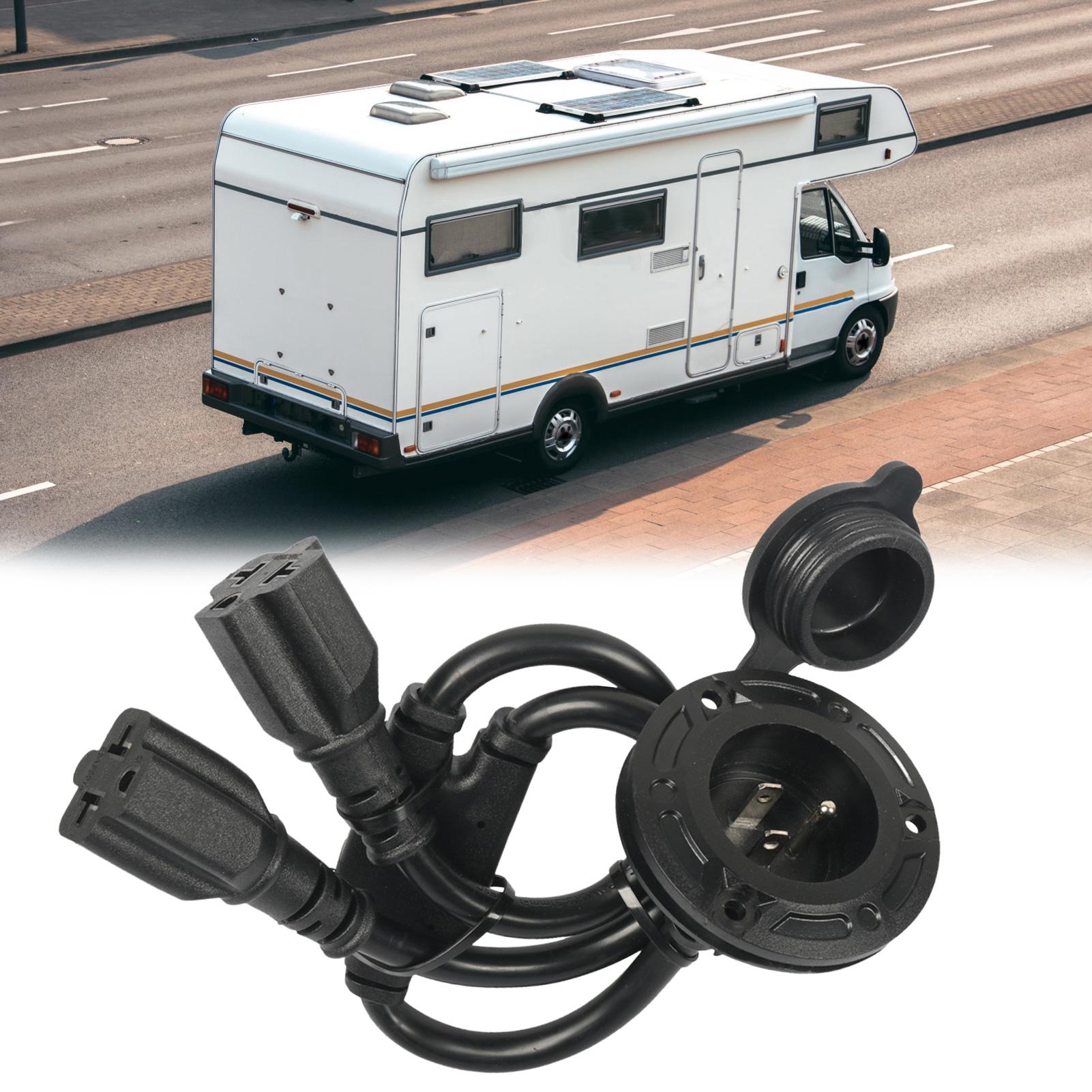 US Standard 125V RV Power Inle - Outdoor Power Outlet Install のレビューと価格