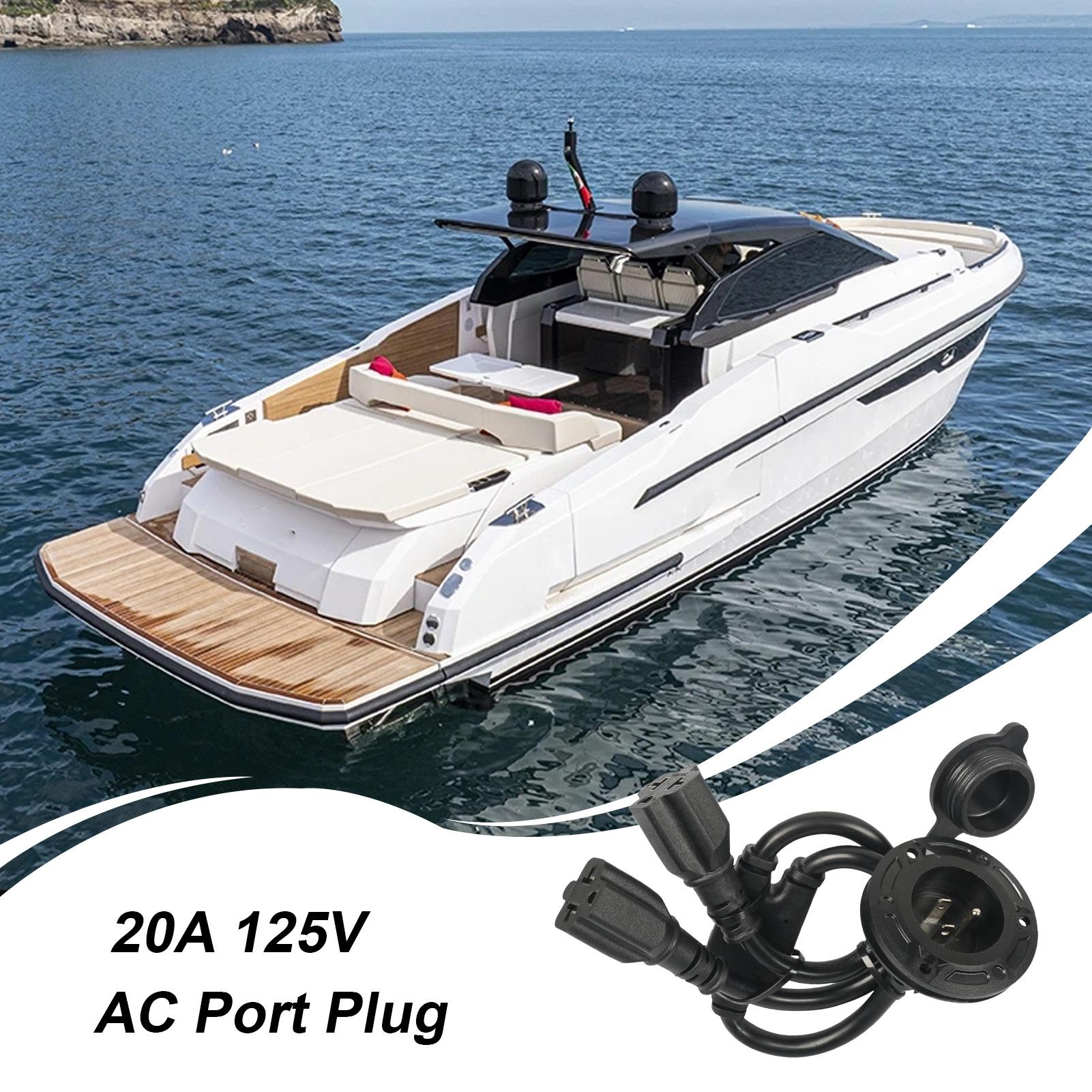 US Standard 125V RV Power Inle - Outdoor Power Outlet Install のレビューと価格