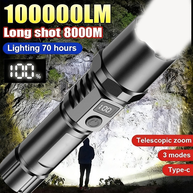 Powerful Led Handheld Flashlig - Outdoor Power For Camping のレビューと価格