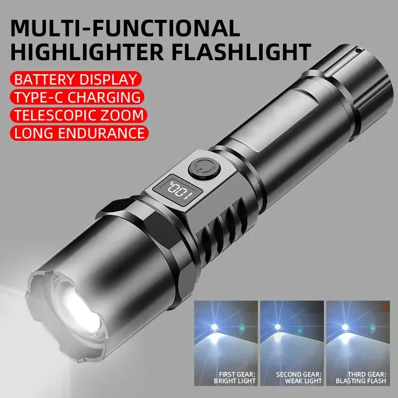 Powerful Led Handheld Flashlig - Outdoor Power For Camping のレビューと価格