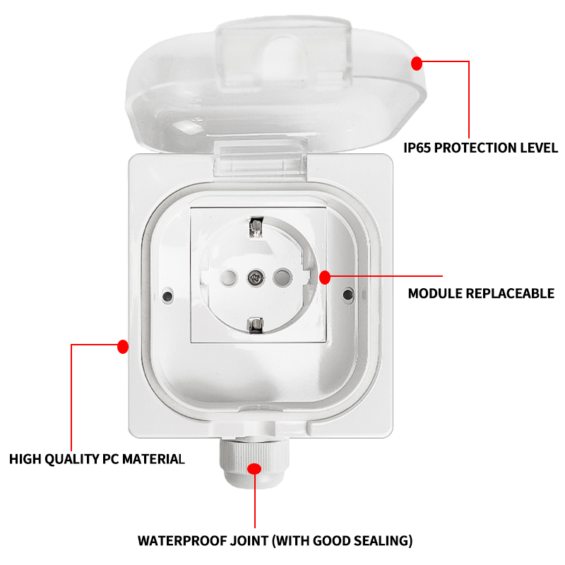 IP65 Waterproof Surface-Mount  - Outdoor Power Box のレビューと価格