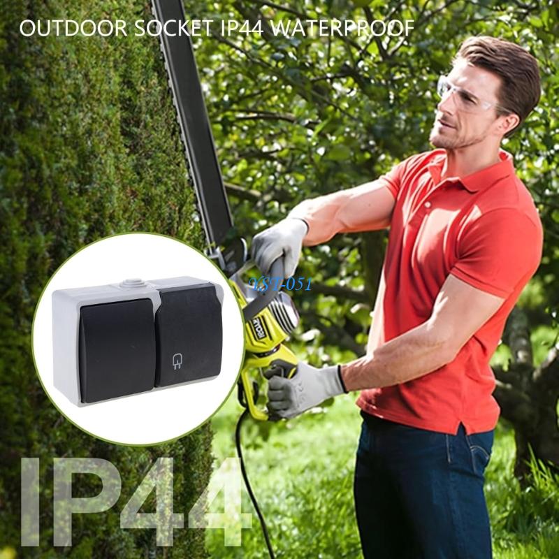 E15A Waterproof Outlet with Co - Outdoor Power Outlet Install のレビューと価格