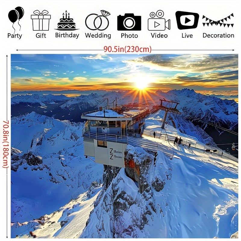 A winter skiing landscape back - Outdoor Power For Wedding のレビューと価格