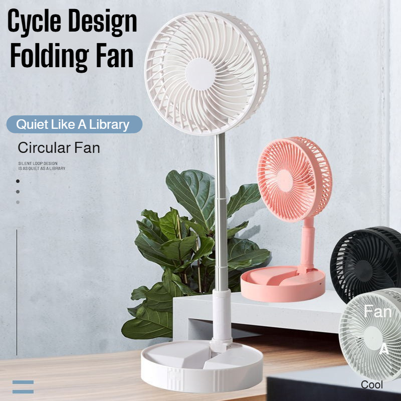 Retractable Fan Portable Mini  - Outdoor Usb Power Supply のレビューと価格