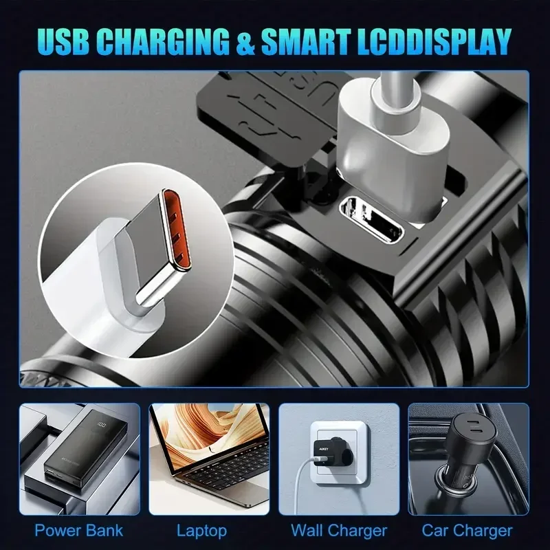 Powerful LED Flashlight Batter - Outdoor Usb Power Bank のレビューと価格