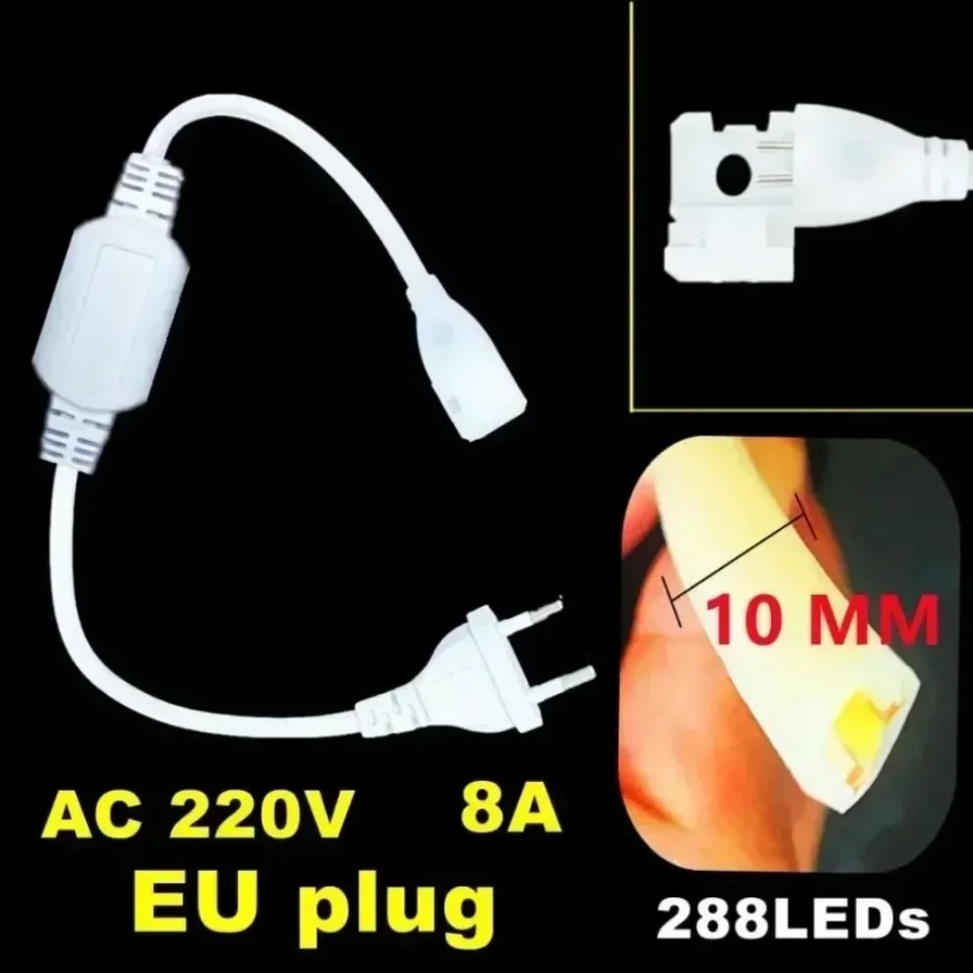 288LEDs/m COB LED Strip 220V D - Outdoor Power Strip のレビューと価格