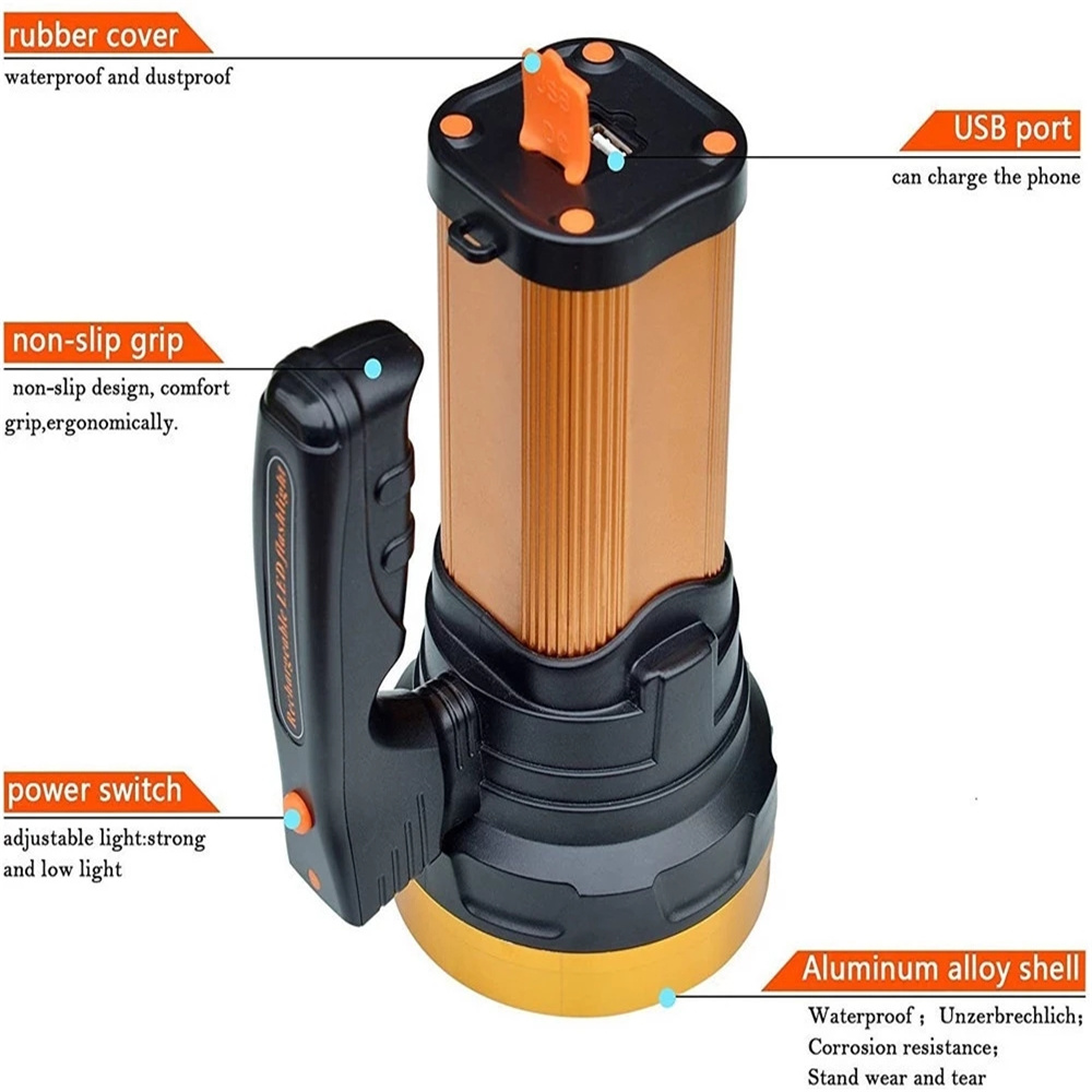 150W Powerful Flashlight 50000 - Outdoor Power Meter Bike のレビューと価格