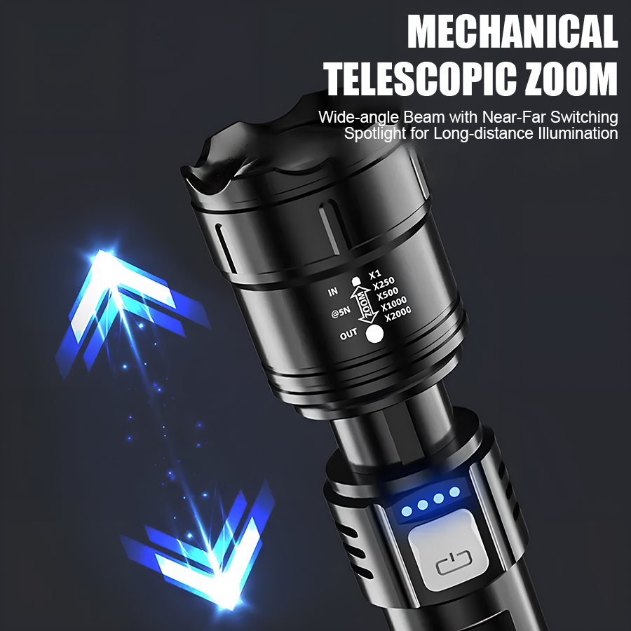 High Power P50 LED Flashlight  - Outdoor Power For Camping のレビューと価格