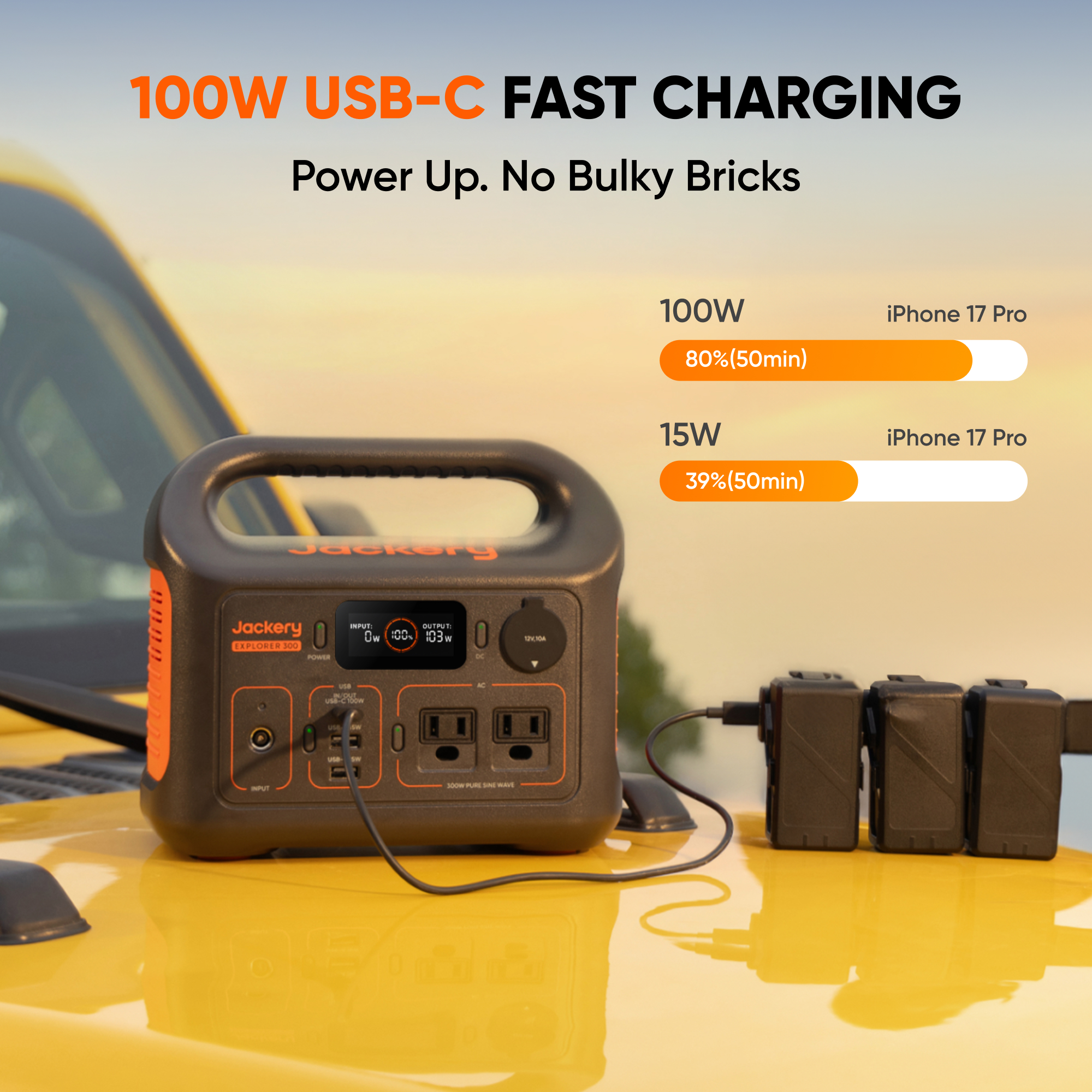 Jackery Portable Power Station - Outdoor Power Extension Cord のレビューと価格