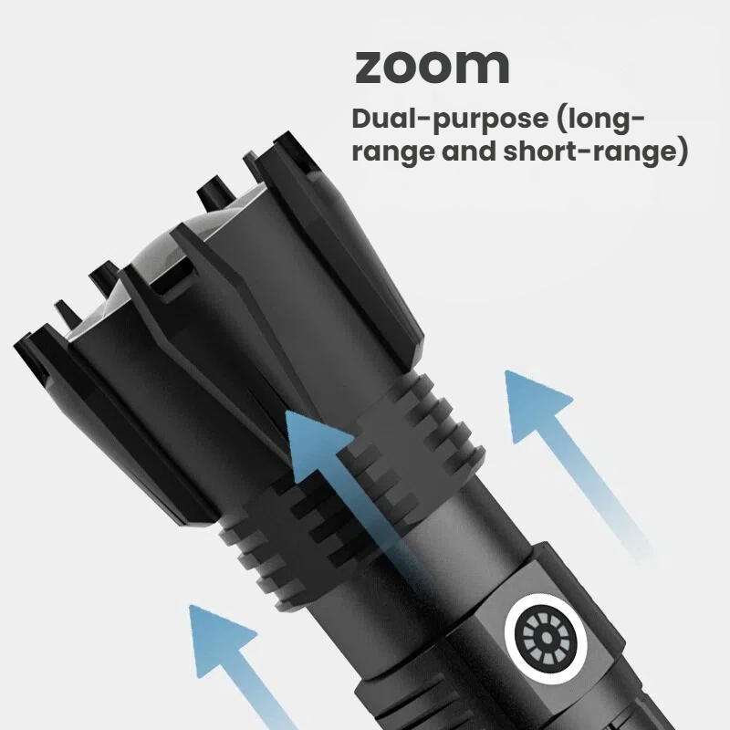 High-power P90 LED Flashlight  - Outdoor Power For Camping のレビューと価格