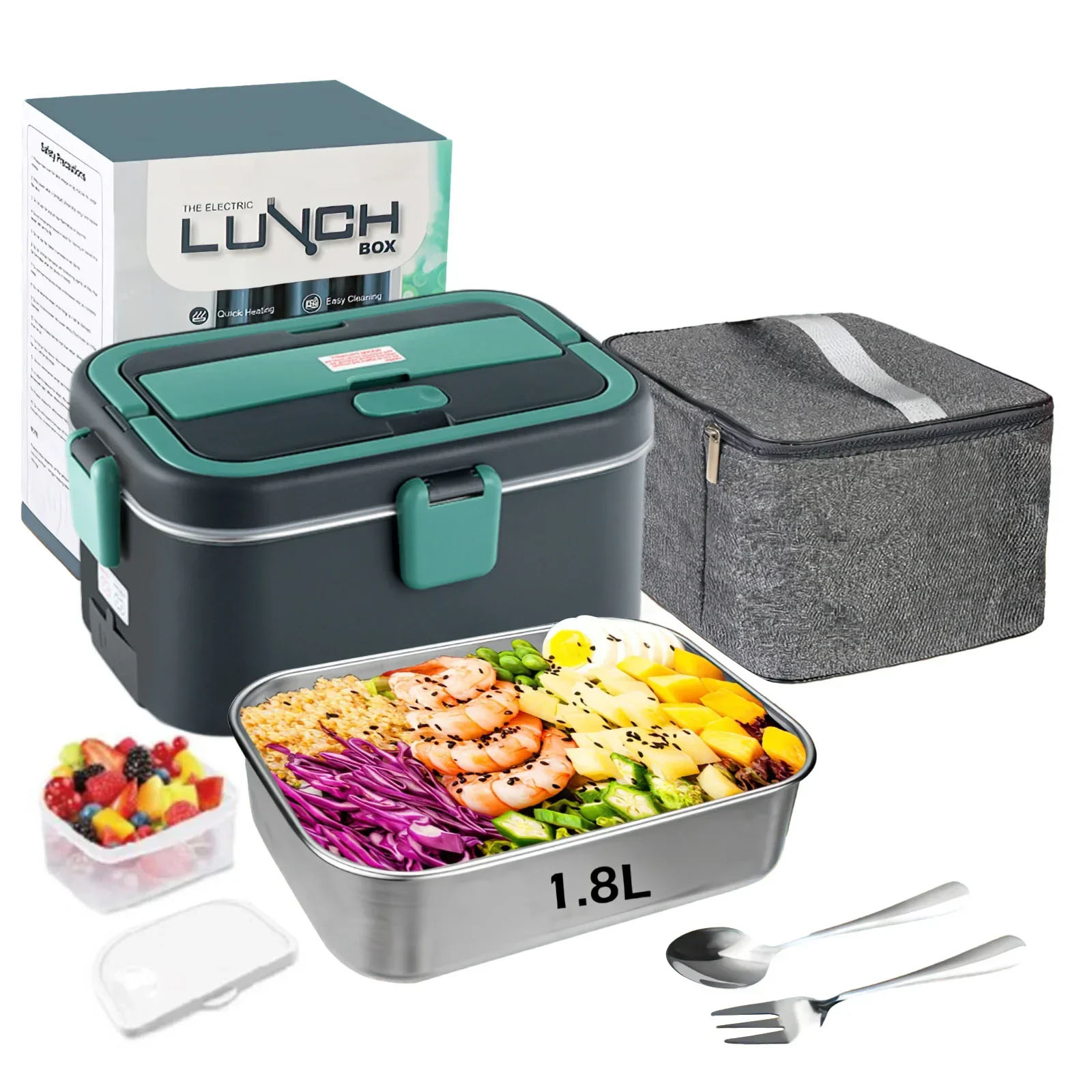 Electric Lunch Box Food Warmer - Outdoor Power Box のレビューと価格