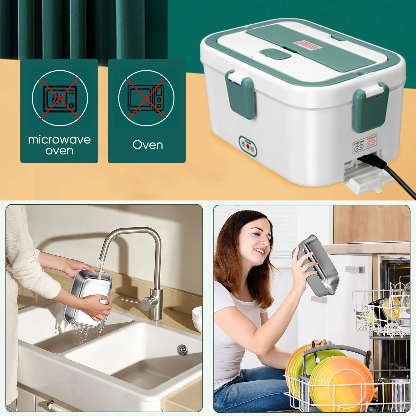 Electric Lunch Box Food Warmer - Outdoor Power Box のレビューと価格