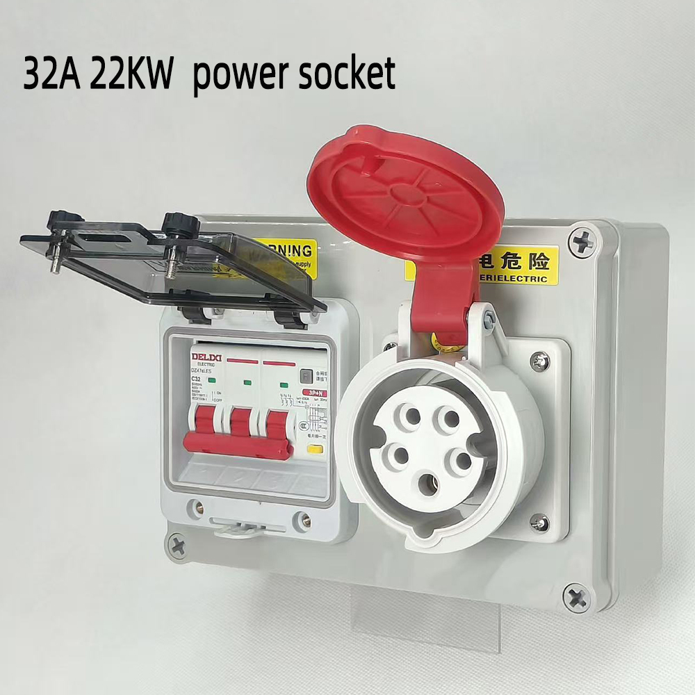 32A 22kw CEE Electrical Outlet - Outdoor Power Outlet Install のレビューと価格