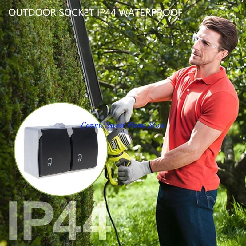 LXAF 2 Gang Waterproof Outlet  - Outdoor Power Outlet Install のレビューと価格
