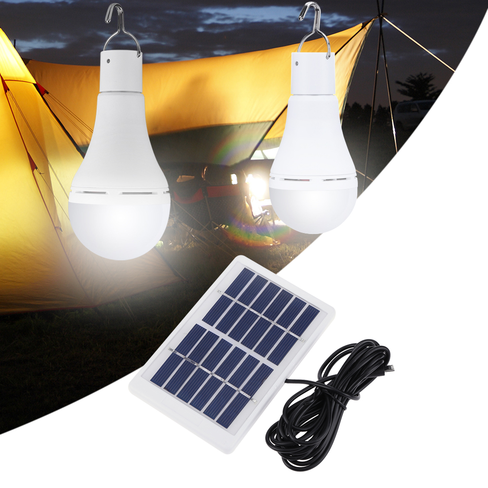 LED Solar Bulb Light Waterproo - Outdoor Power House のレビューと価格