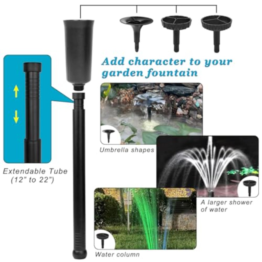 45W 792 GPH LED Pond Pump with - Water Pump Submersible のレビューと価格