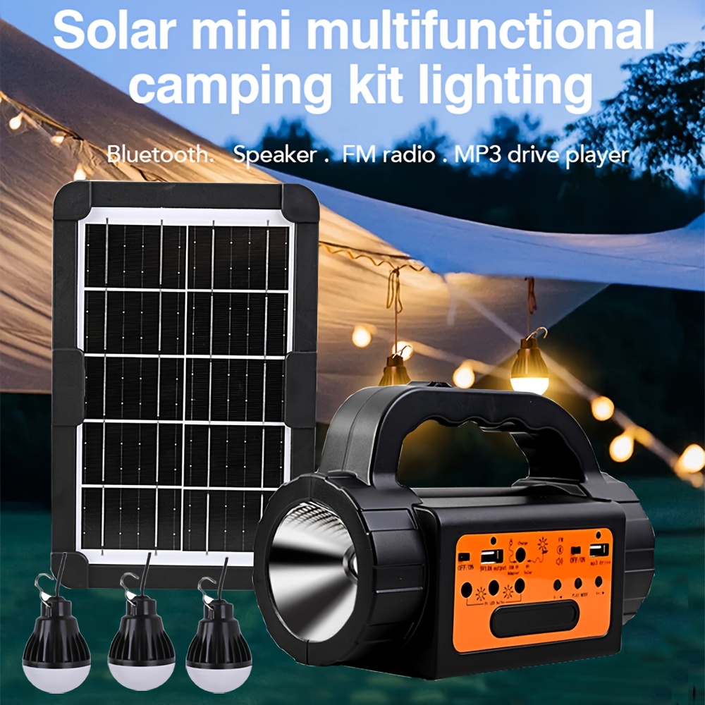 Solar Rechargeable Camping Lig - Outdoor Power For Camping のレビューと価格