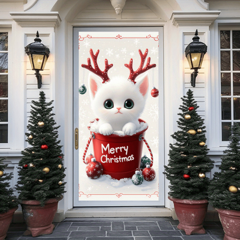 1pc2D flat, Christmas cat door - Outdoor Power House のレビューと価格
