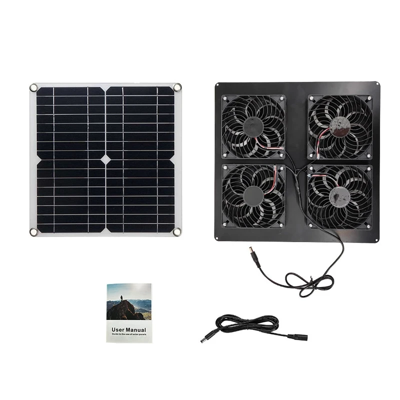 100W Solar Panel Exhaust Fan A - Outdoor Power House のレビューと価格