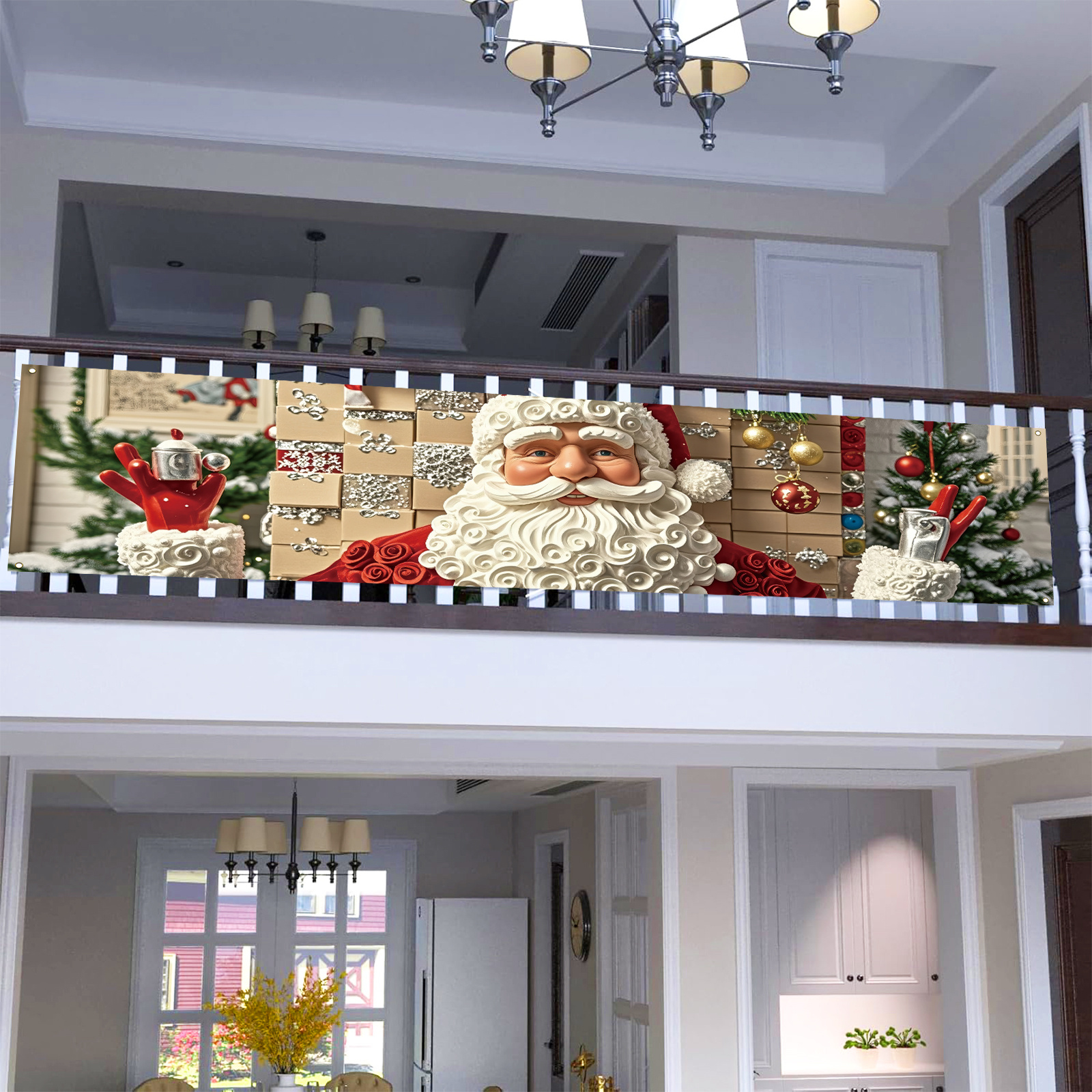 Vintage Santa Claus yard banne - Outdoor Power For Wedding のレビューと価格