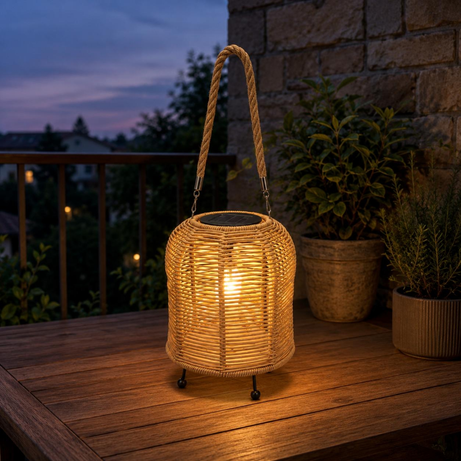 Handwoven Solar Lantern Warm L - Outdoor Power For Camping のレビューと価格
