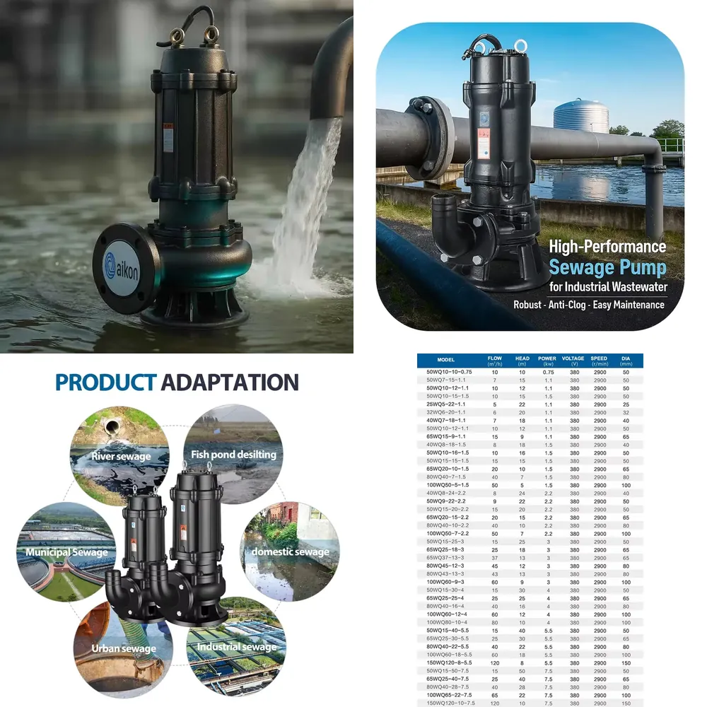 5 0.75 Kw Submersible Sewage P - Water Pump Submersible のレビューと価格